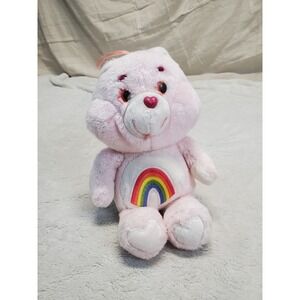 Vintage Pink Care Bear Friend Cheer Bear Retro 13" 1980s 80s Kenner